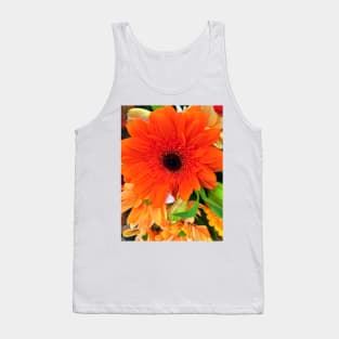 Orange Floral Display - Autumn Bouquet - Flowers Tank Top